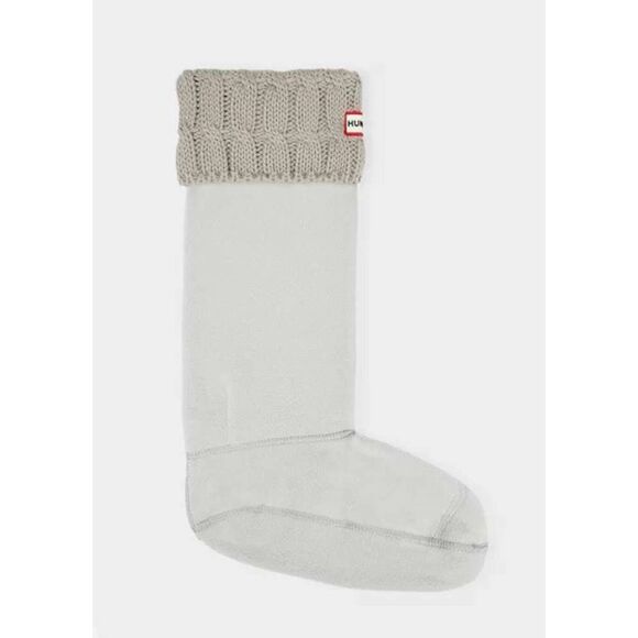NWOT Hunter Tall Cable Knit Cuff Rain Boot Wellies Socks SZ L = US Wmns SZ 8-10 - Picture 6 of 6